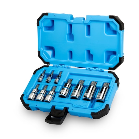 Capri Tools XZN Triple Square Bit Socket Set, 10 pcs CP30030